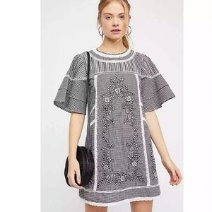 Free People Sunny Day Gingham Dress